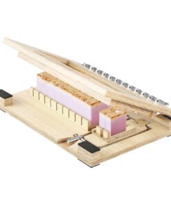 VEVOR 2-in-1 Wooden Soap Cutter with Steel Wire – Cuts 1–12 x 2.5 cm Bars