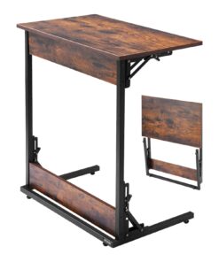 VEVOR Foldable C-Shaped Side Table