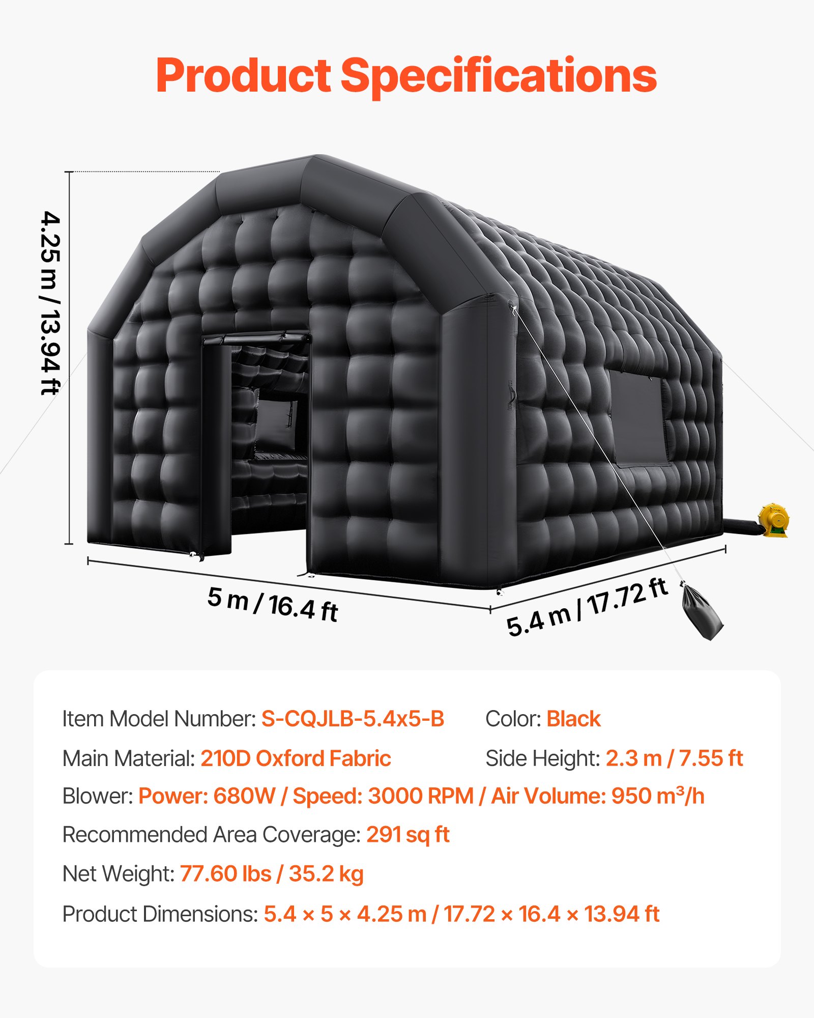 MGC5D9X9inflatablenightclubf6  VEVOR Instrumenti un Citi Darbarīki | Pieejami Uzticami Mājas uzlabošanai