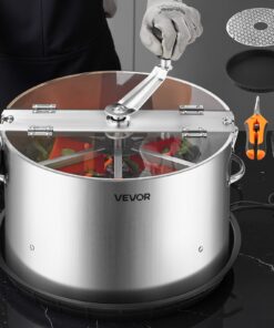 VEVOR 370mm Manual Bud Leaf Trimmer with Stainless Steel Blades