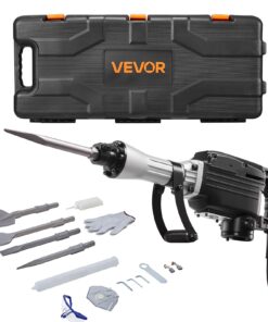VEVOR 2800W Electric Demolition Jack Hammer with 4 Chisels