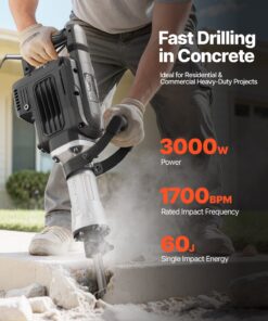 1700 BPM Concrete Breaker with Chisel