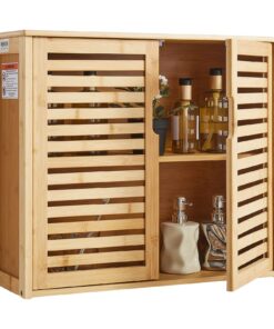 VEVOR Wall-Mounted Bathroom Cabinet with 2 Doors