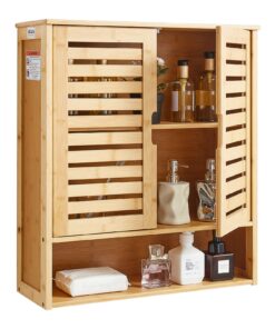 VEVOR Wall-Mounted Bathroom Cabinet with 2 Doors