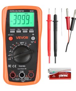 VEVOR Digital Multimeter TRMS 4000 Counts Auto-Ranging Voltmeter for Voltage
