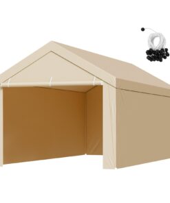 VEVOR 3x6 m Carport Replacement Canopy with Sidewalls