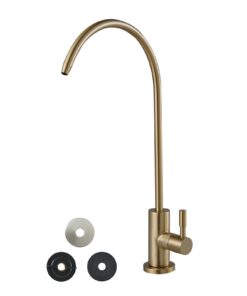 VEVOR Brushed Gold Stainless Steel RO Faucet