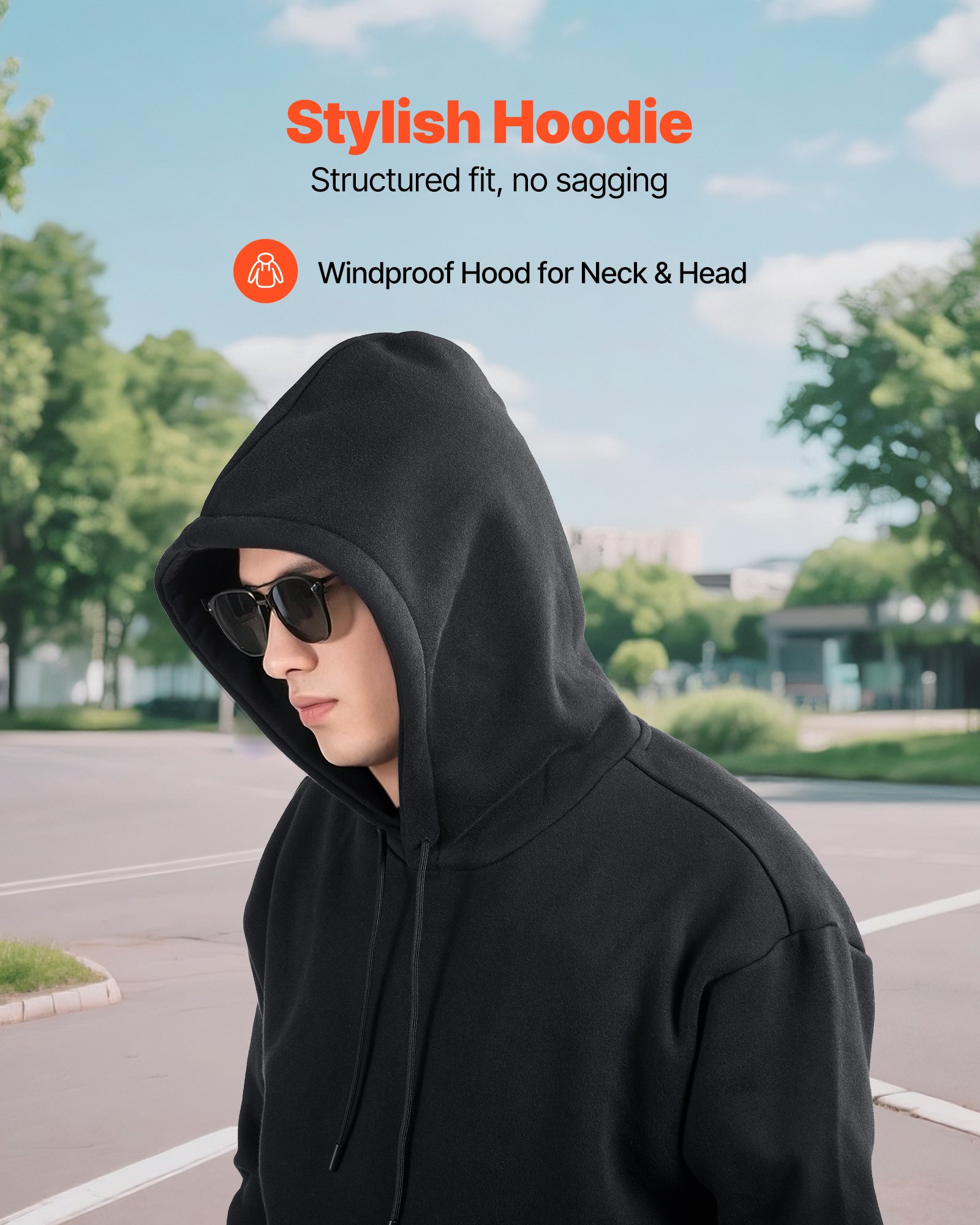 MGG1UV3Vhoodief2  VEVOR Instrumenti un Citi Darbarīki | Pieejami Uzticami Mājas uzlabošanai Warm  Soft Sweatshirt with Hood  Pocket for FallWinter Casual Wear