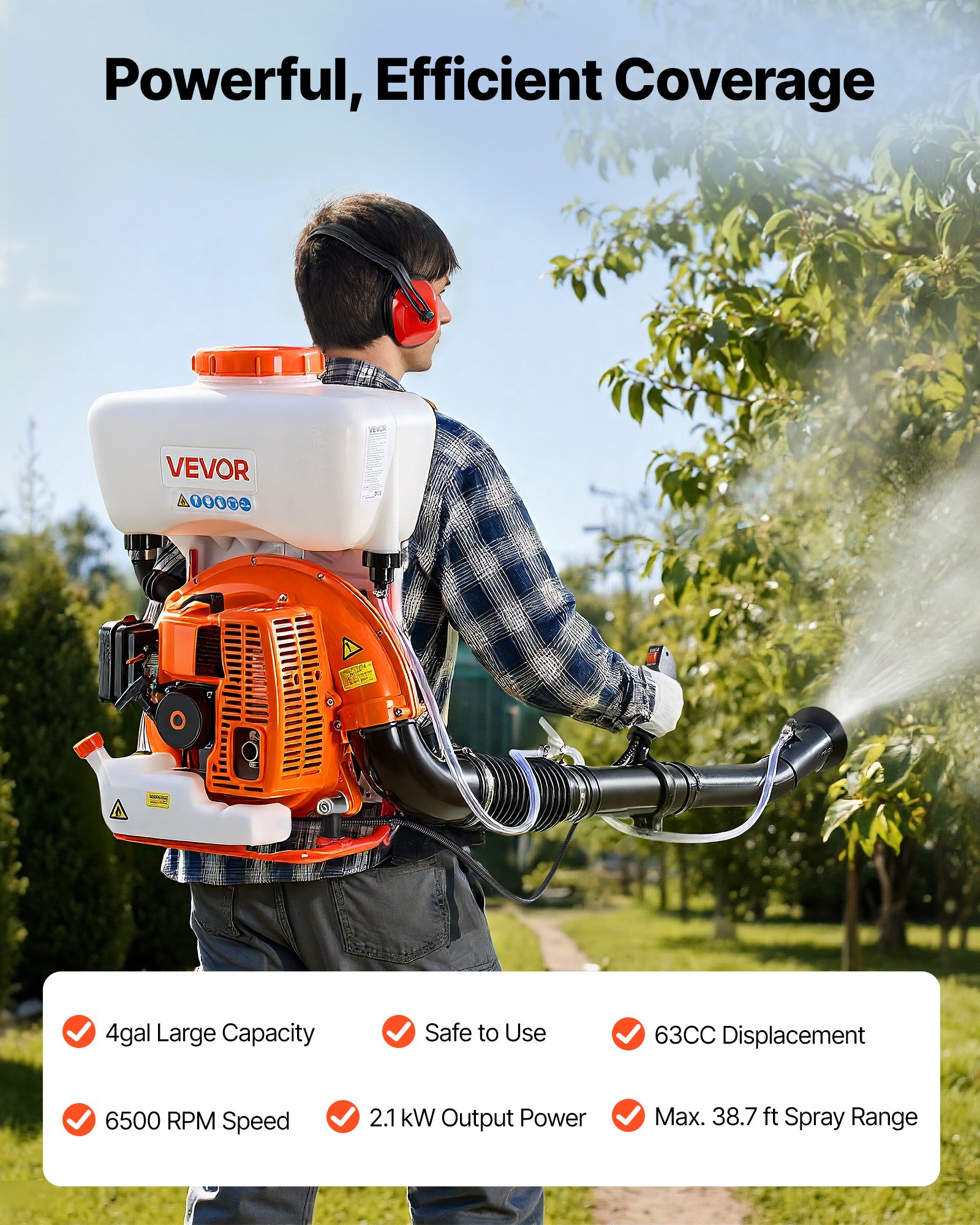 MGG9DGIFgaspoweredbackpacksprayerf1  VEVOR Instrumenti un Citi Darbarīki | Pieejami Uzticami Mājas uzlabošanai Gardening  Farming