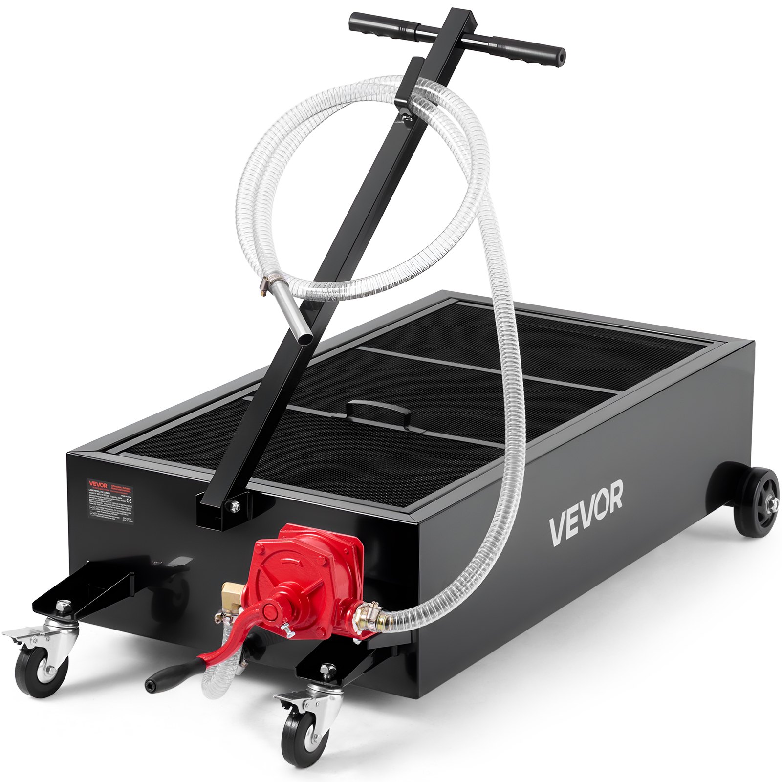 MGGM7KAGoildrainpanm10012  VEVOR Instrumenti un Citi Darbarīki | Pieejami Uzticami Mājas uzlabošanai VEVOR 946L Low Profile Rolling Oil Drain Pan with Manual Pump