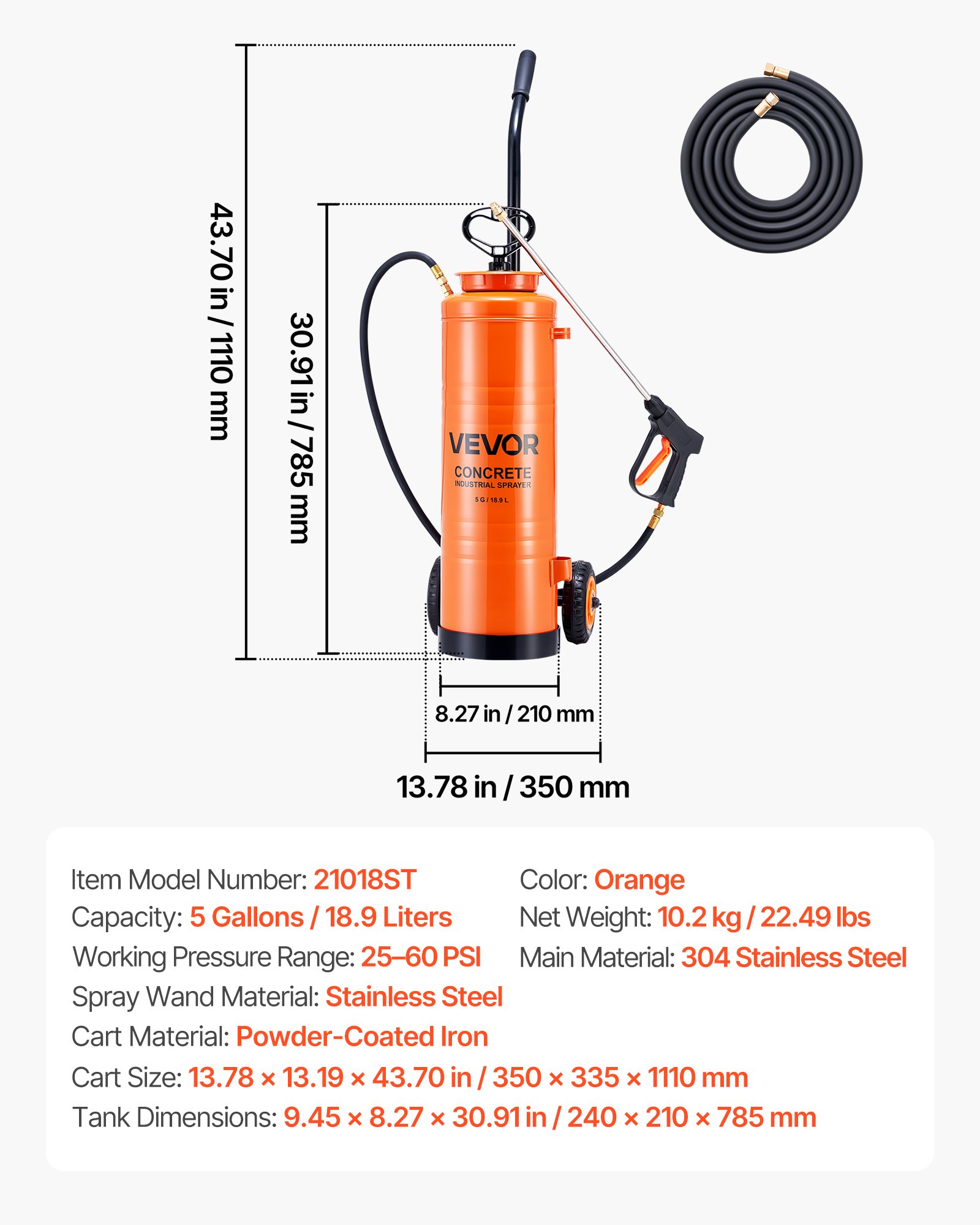 MGGZ4PABstainlesssteelsprayerf6  VEVOR Instrumenti un Citi Darbarīki | Pieejami Uzticami Mājas uzlabošanai