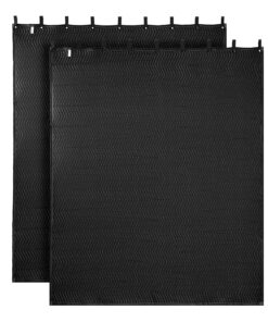 VEVOR 2-Pack Soundproof Blankets 2438x2032 mm with Grommets – Acoustic & Light Blocking Cotton-Filled Curtains for Studio