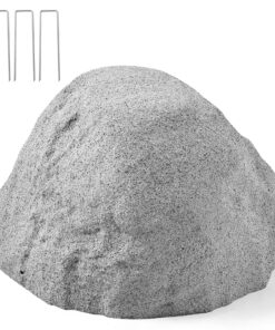 VEVOR Small Grey Faux Rock Cover – Lightweight HDPE Artificial Boulder for Outdoor Landscaping