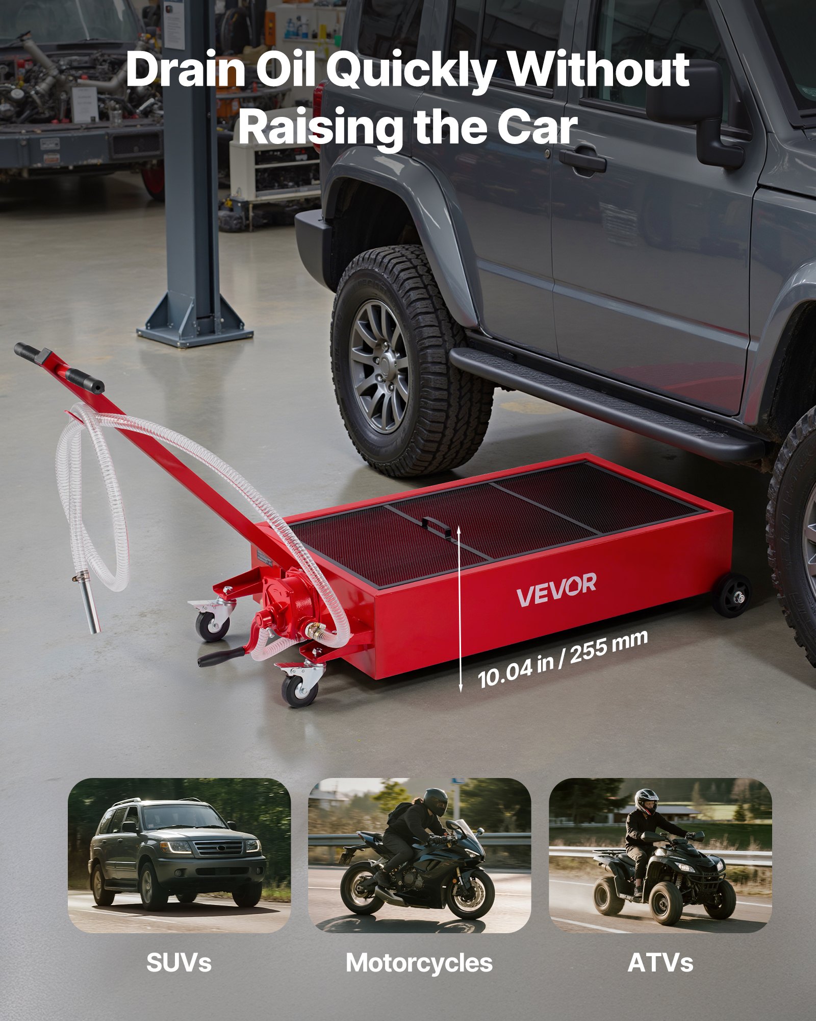 MGHOSCK8oildrainpanf3  VEVOR Instrumenti un Citi Darbarīki | Pieejami Uzticami Mājas uzlabošanai Сталь