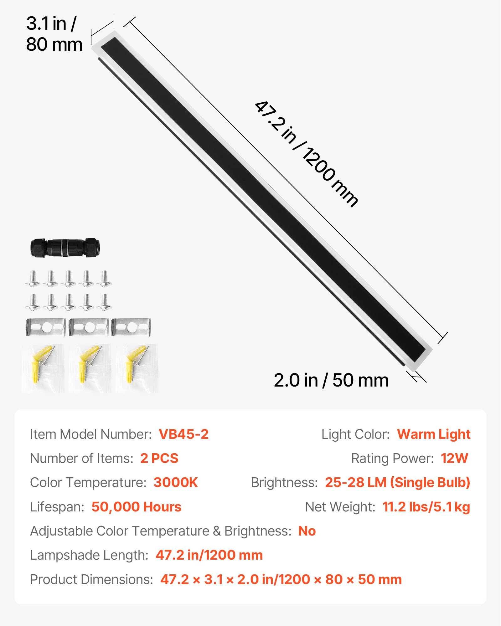 MGIEKHH1outdoorwalllightf6  VEVOR Instrumenti un Citi Darbarīki | Pieejami Uzticami Mājas uzlabošanai