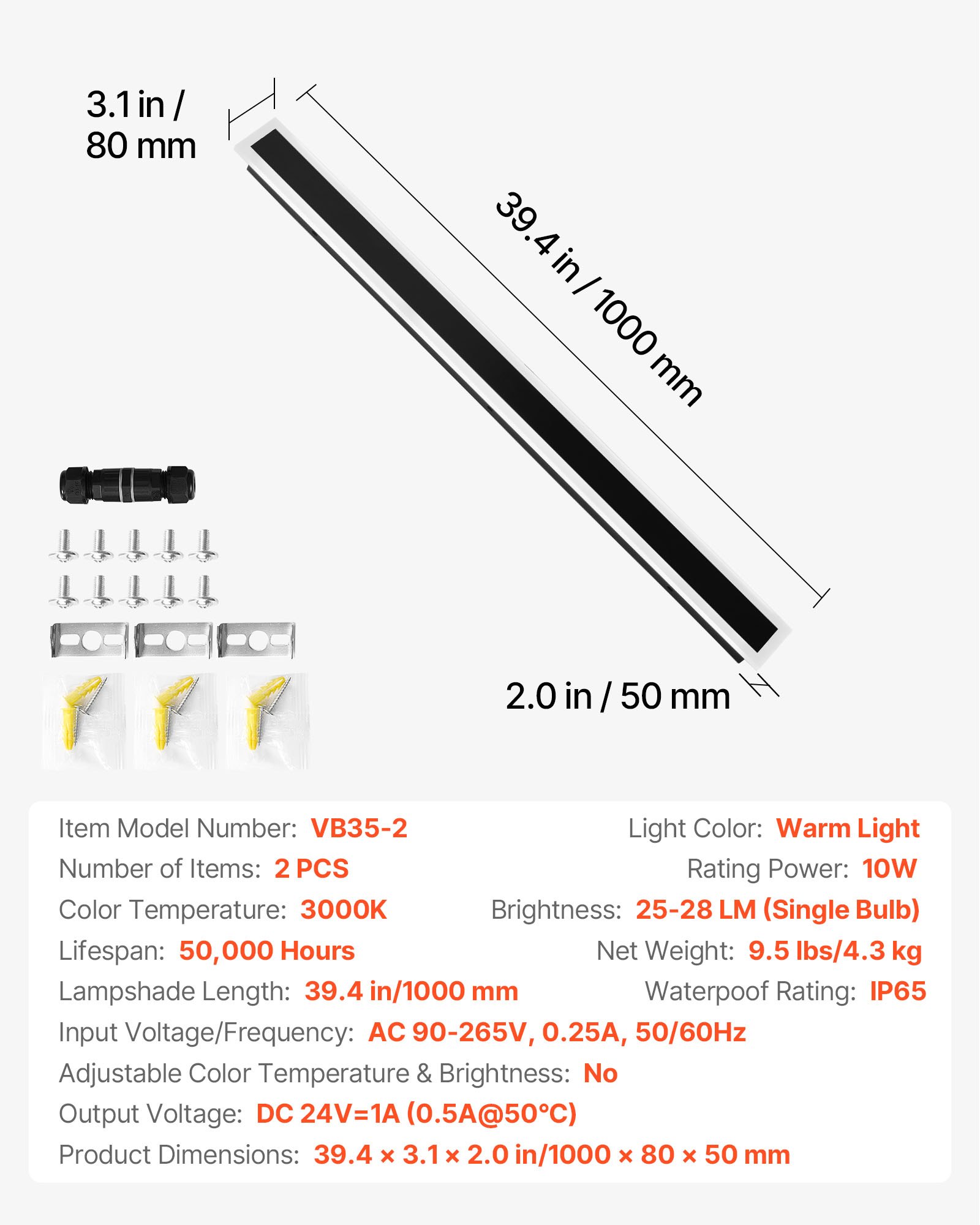 MGIEKXIXoutdoorwalllightf6  VEVOR Instrumenti un Citi Darbarīki | Pieejami Uzticami Mājas uzlabošanai