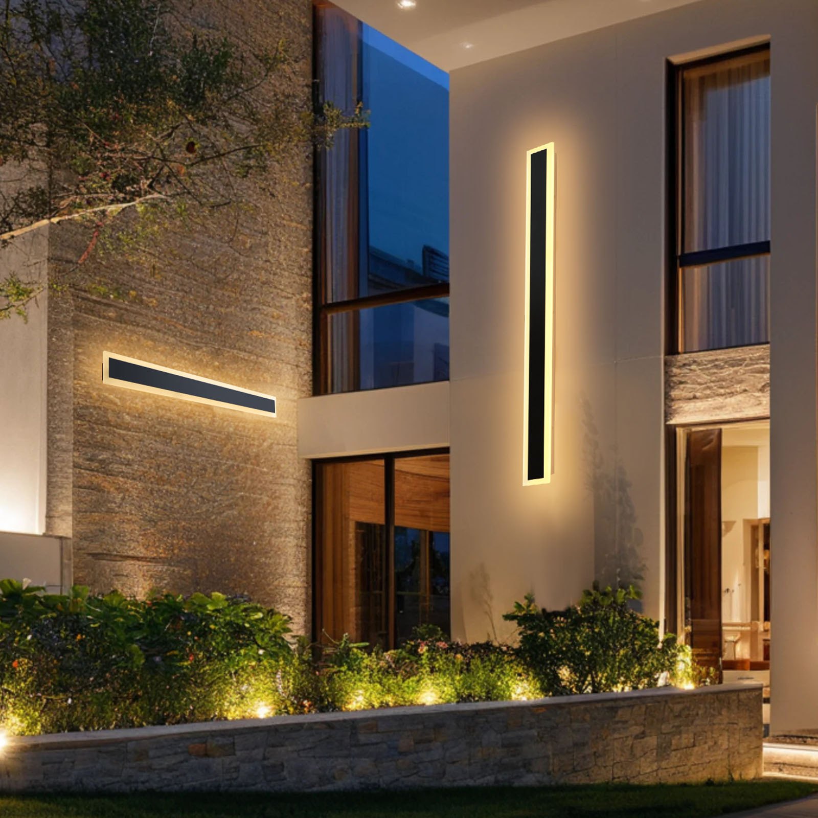 MGIEKXIXoutdoorwalllightm10012  VEVOR Instrumenti un Citi Darbarīki | Pieejami Uzticami Mājas uzlabošanai VEVOR 2 Pack 1000 mm Outdoor LED Wall Lights