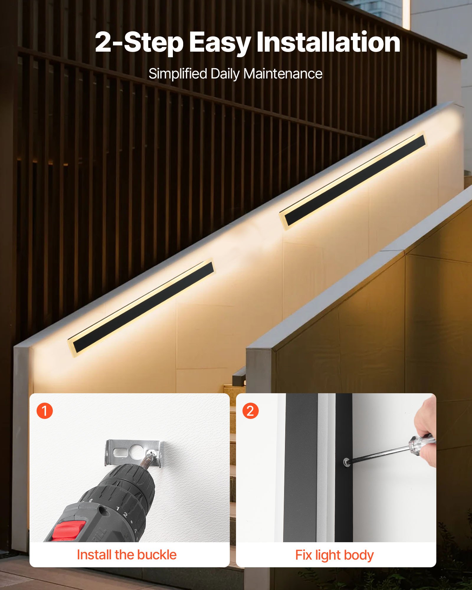 MGIELB84outdoorwalllightf4  VEVOR Instrumenti un Citi Darbarīki | Pieejami Uzticami Mājas uzlabošanai Rustproof Exterior Fixture
