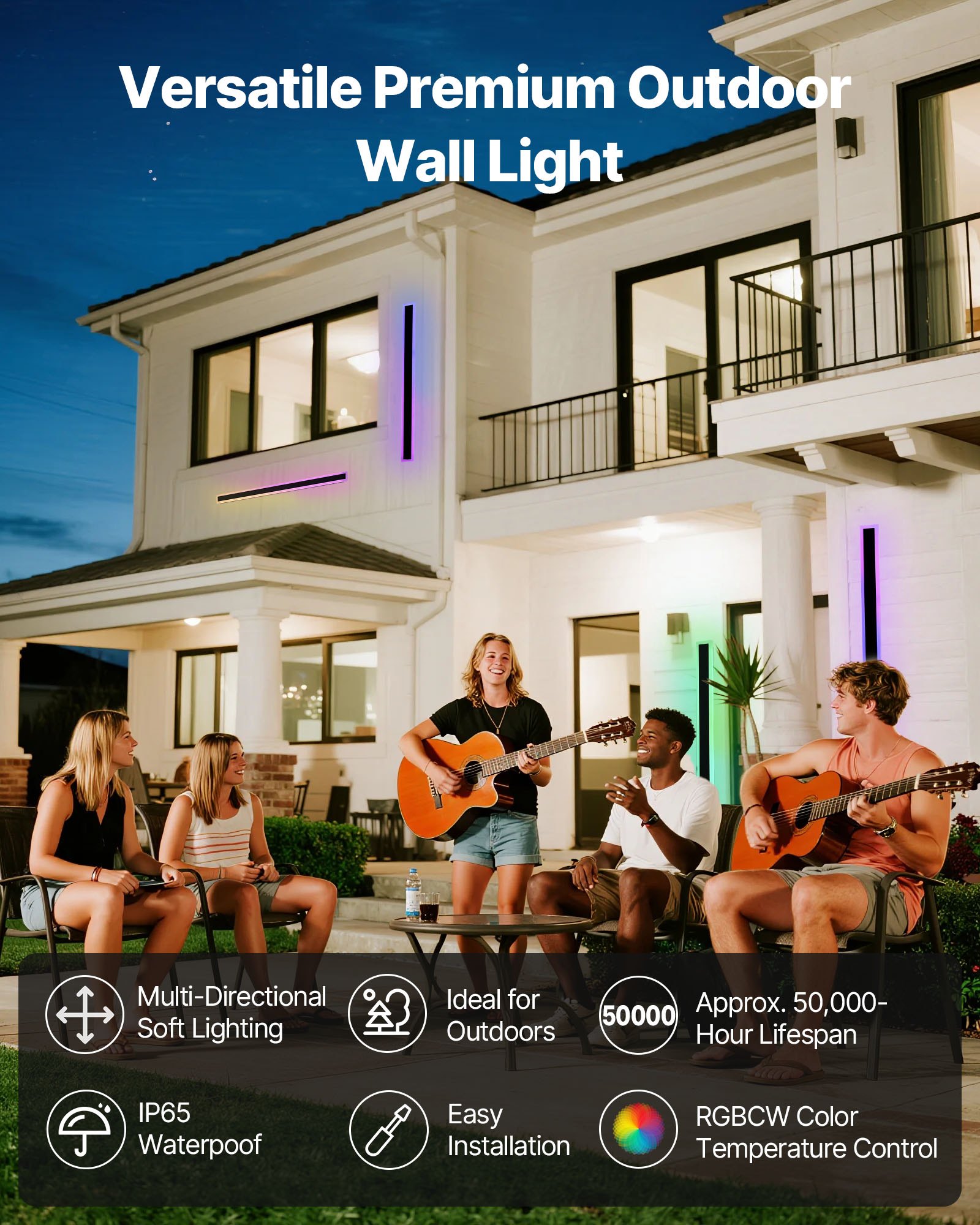 MGIELTE0outdoorwalllightf1  VEVOR Instrumenti un Citi Darbarīki | Pieejami Uzticami Mājas uzlabošanai 2 Упаковки