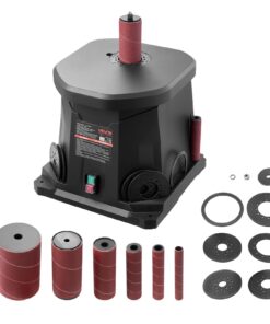 VEVOR Oscillating Spindle Sander 2000RPM with 6 Sleeves (12.7–76.2mm)