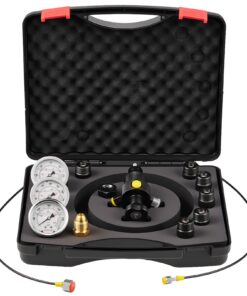 VEVOR Hydraulic Nitrogen Charging Kit with 3 Gauges (100/250/400 Bar)