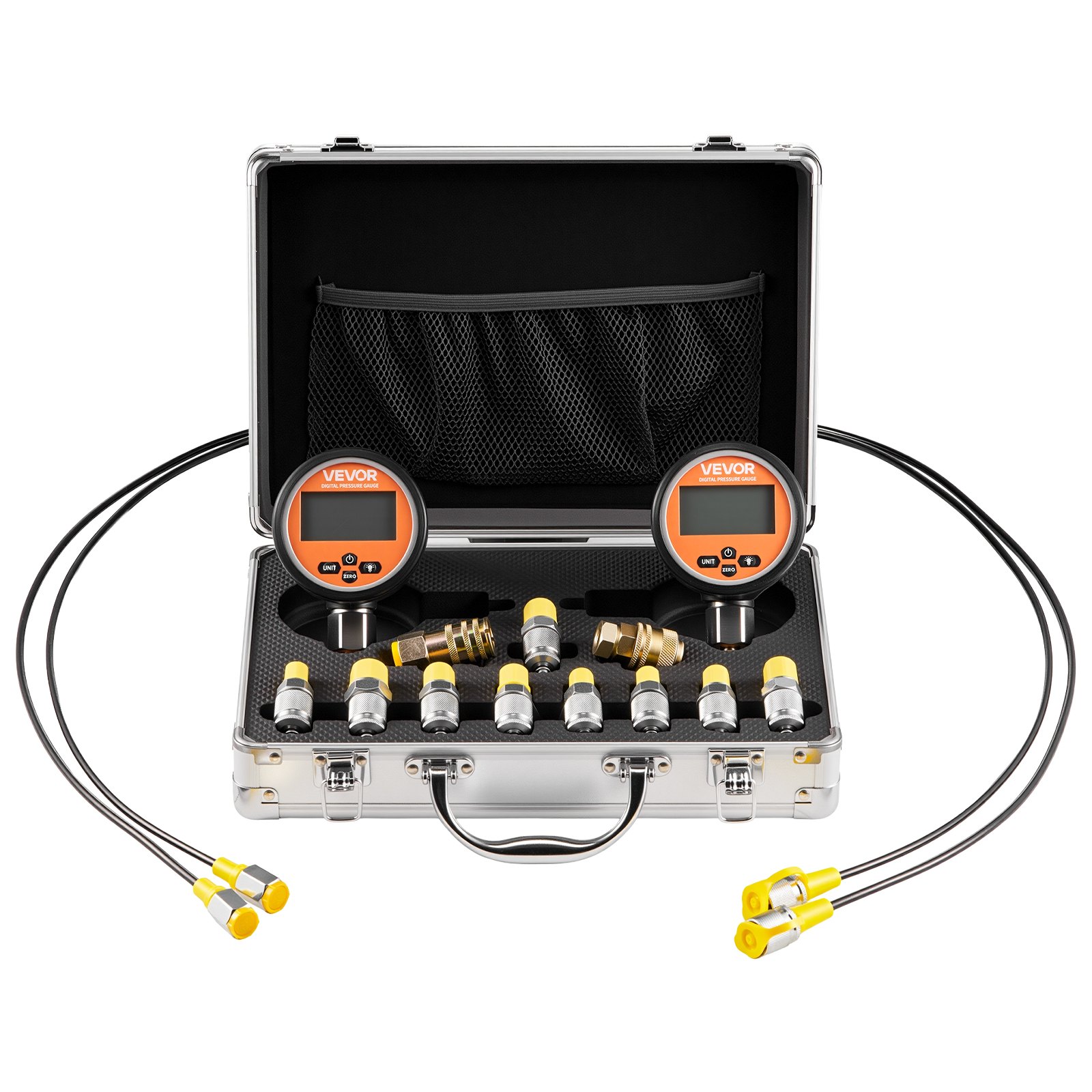 MGIWRKNNpressuretestm10012  VEVOR Instrumenti un Citi Darbarīki | Pieejami Uzticami Mājas uzlabošanai VEVOR Digital Hydraulic Pressure Test Kit
