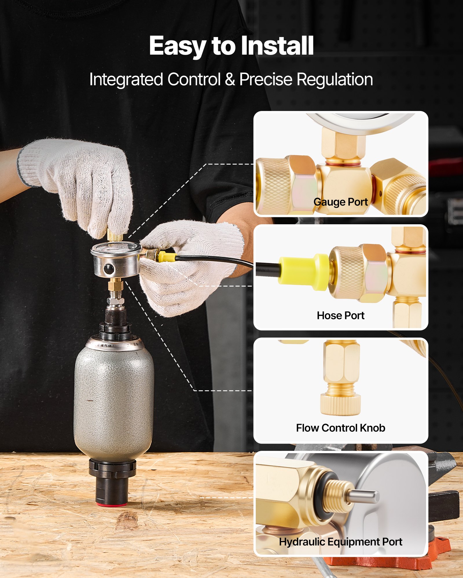 MGIWRSIXpressuretestf2  VEVOR Instrumenti un Citi Darbarīki | Pieejami Uzticami Mājas uzlabošanai Ventiil