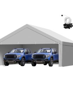 VEVOR 6x6 m Carport Canopy Replacement with Sidewalls