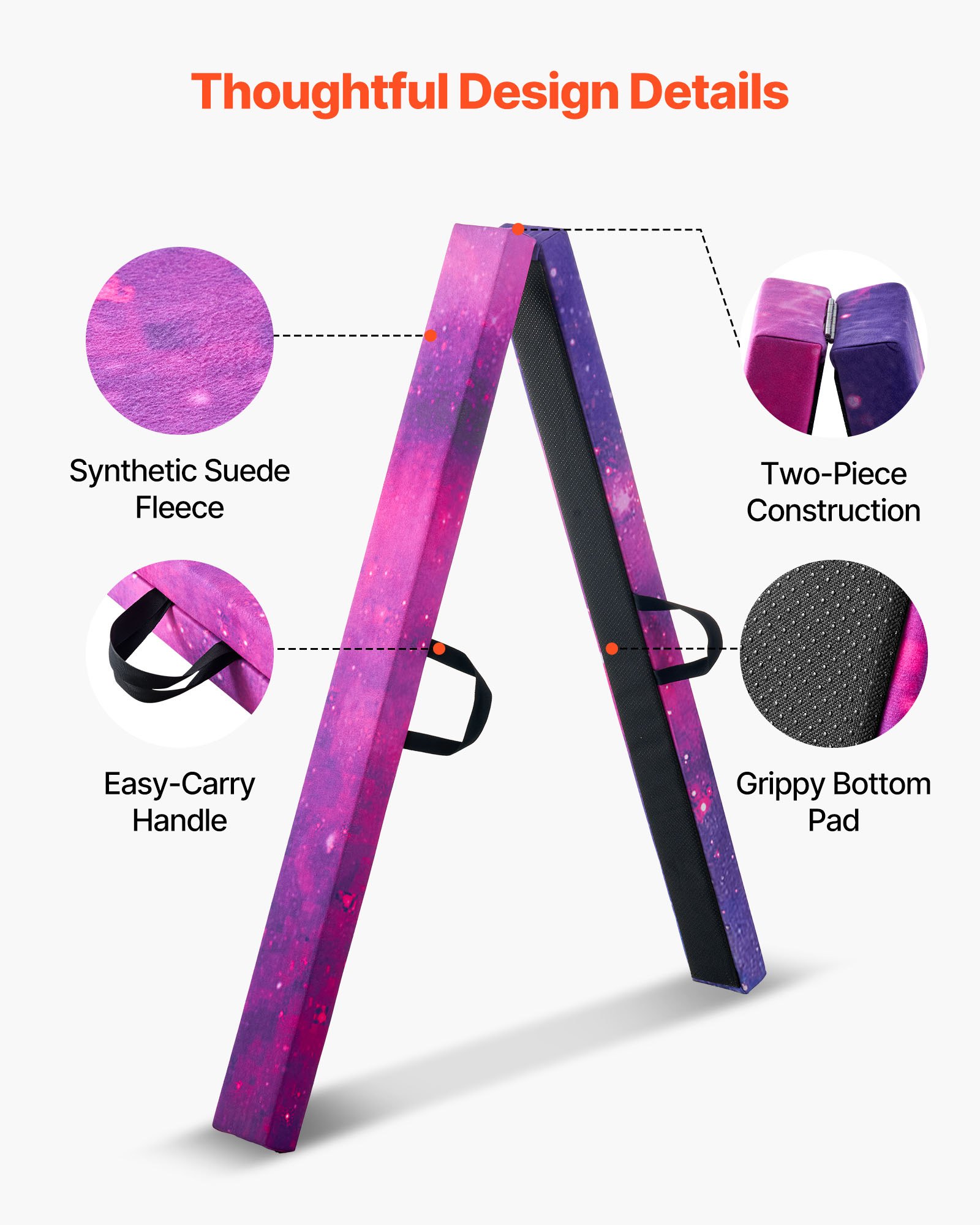 MGJ48NO1balancebeamf1 VEVORshoplv Wood Core