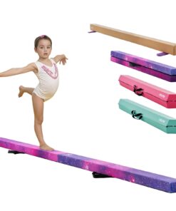 VEVOR 238cm Folding Gymnastics Balance Beam for Kids