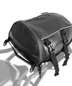 VEVOR 10L Motorcycle Tail Bag - Waterproof Rear Seat Luggage with Rain Cover