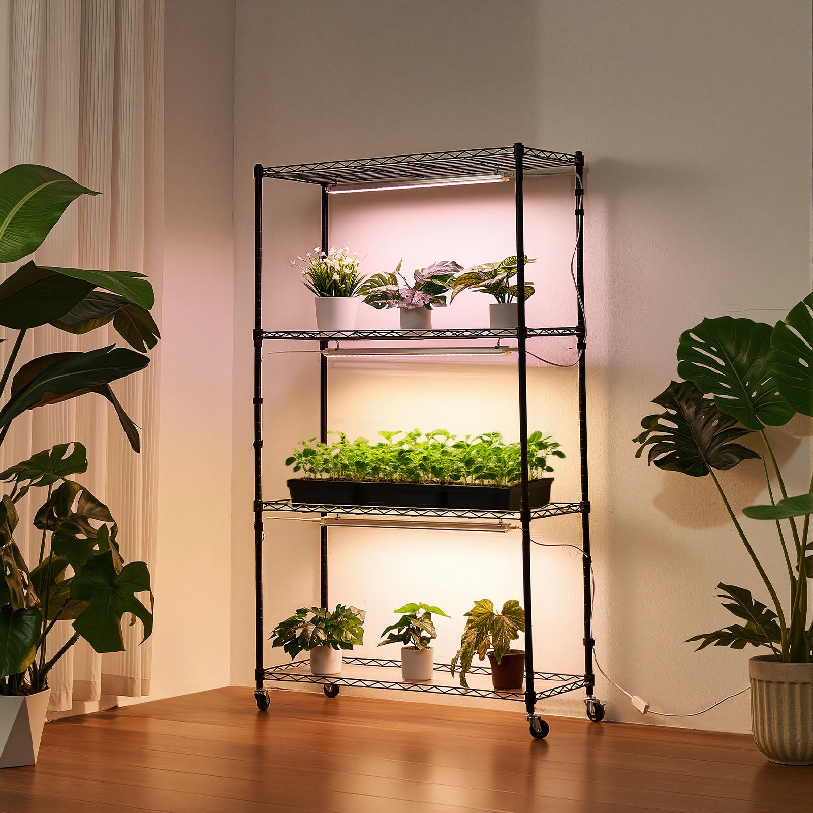 MGJAQJ3Xplantshelfwithgrowlightm100112  VEVOR Instrumenti un Citi Darbarīki | Pieejami Uzticami Mājas uzlabošanai
