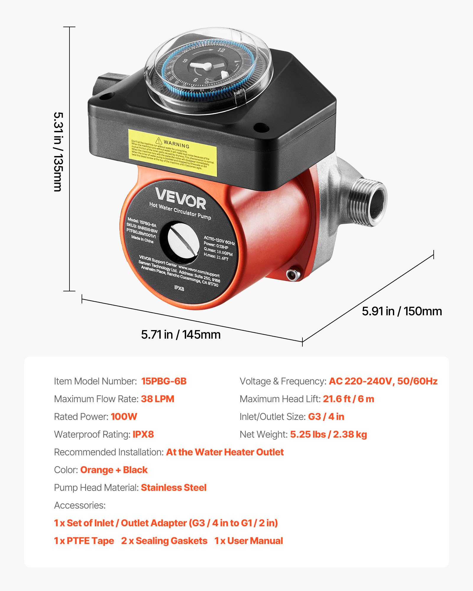 MGJH4HTEhotwaterpumpdef6  VEVOR Instrumenti un Citi Darbarīki | Pieejami Uzticami Mājas uzlabošanai