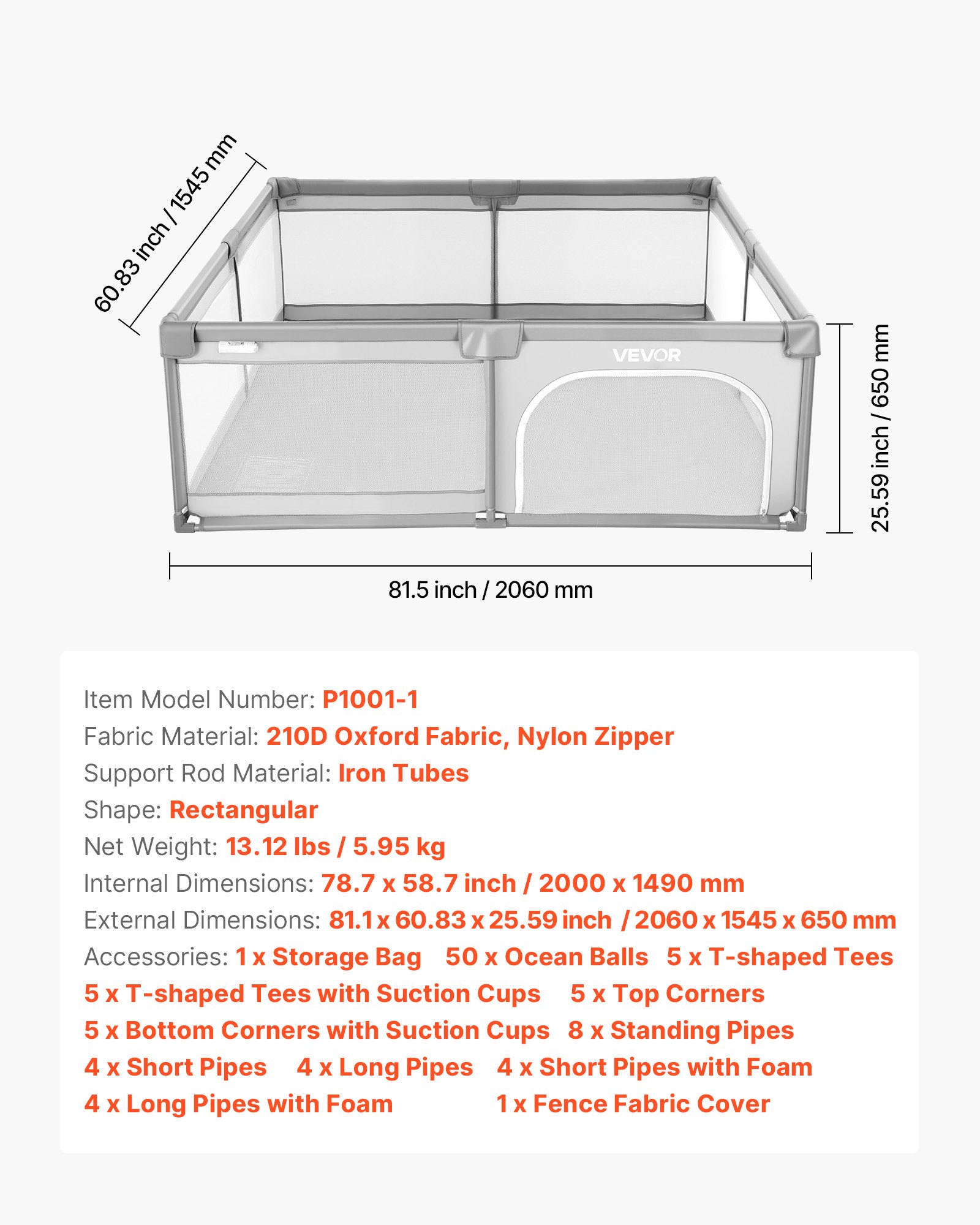 MGJV4YT3babyplaypenf6  VEVOR Instrumenti un Citi Darbarīki | Pieejami Uzticami Mājas uzlabošanai