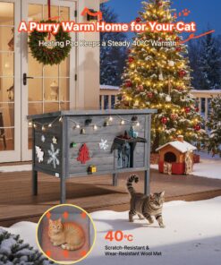 Waterproof & Insulated Shelter for 1–3 Cats