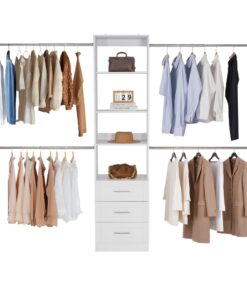 VEVOR Freestanding Closet Organizer with 3 Drawers