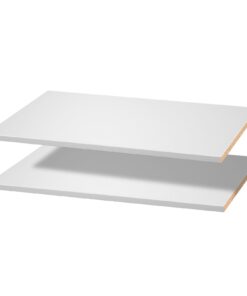 VEVOR 2-Piece 15mm Melamine Wooden Shelves