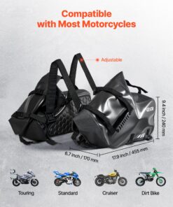 Black Luggage Storage for Outdoor Riding