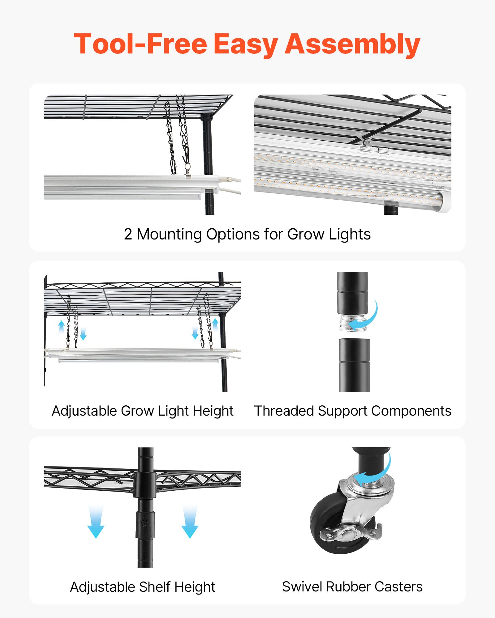 MGKRDEH2plantshelfwithgrowlightf5  VEVOR Instrumenti un Citi Darbarīki | Pieejami Uzticami Mājas uzlabošanai