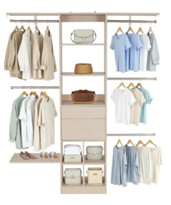 VEVOR Freestanding Closet System with 2 Drawers