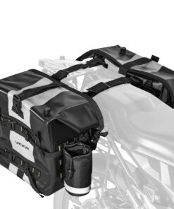 VEVOR 56L Waterproof Motorcycle Saddlebags with Detachable Inner Bags
