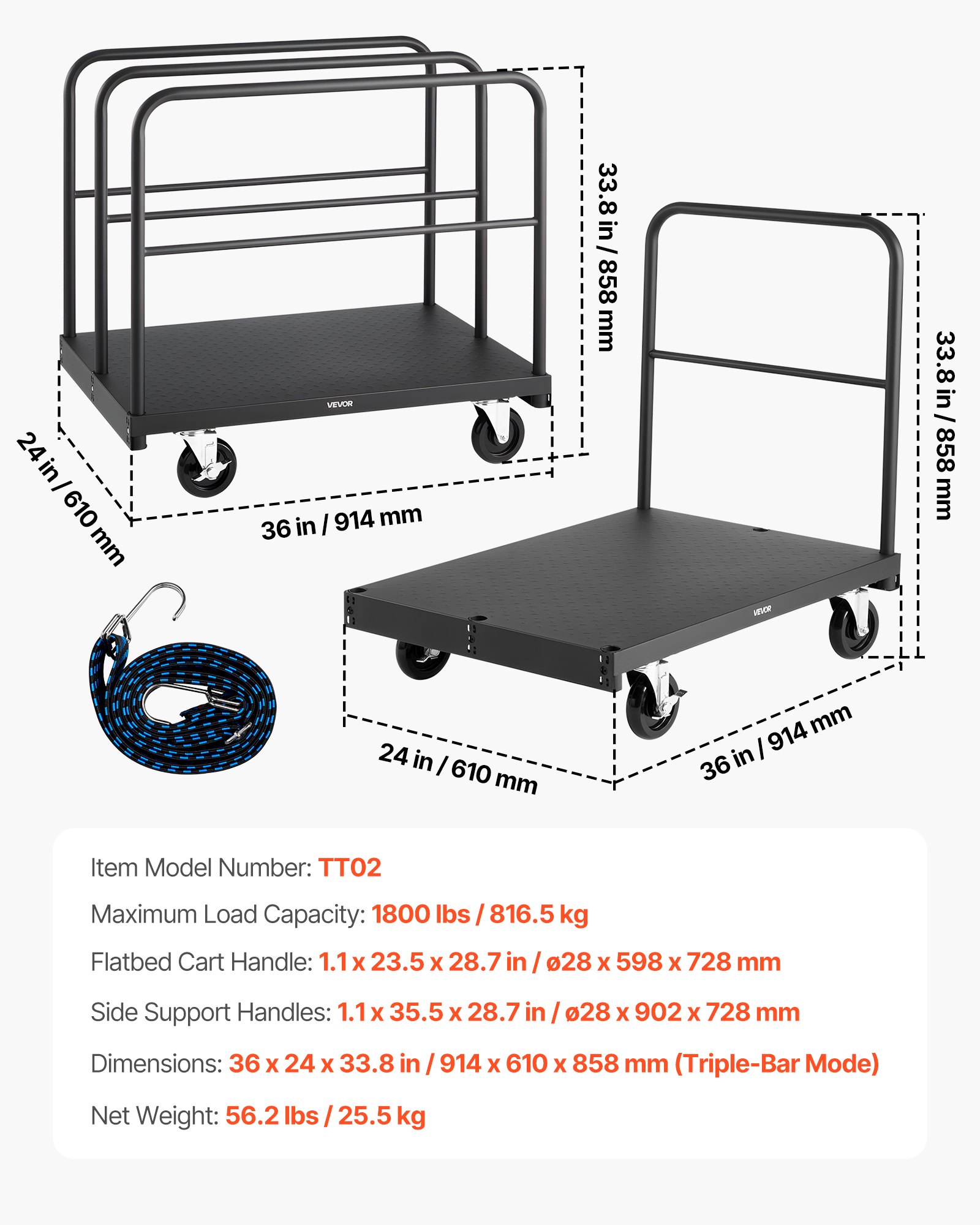 MGKYRIPSdrywalldollycartf6  VEVOR Instrumenti un Citi Darbarīki | Pieejami Uzticami Mājas uzlabošanai