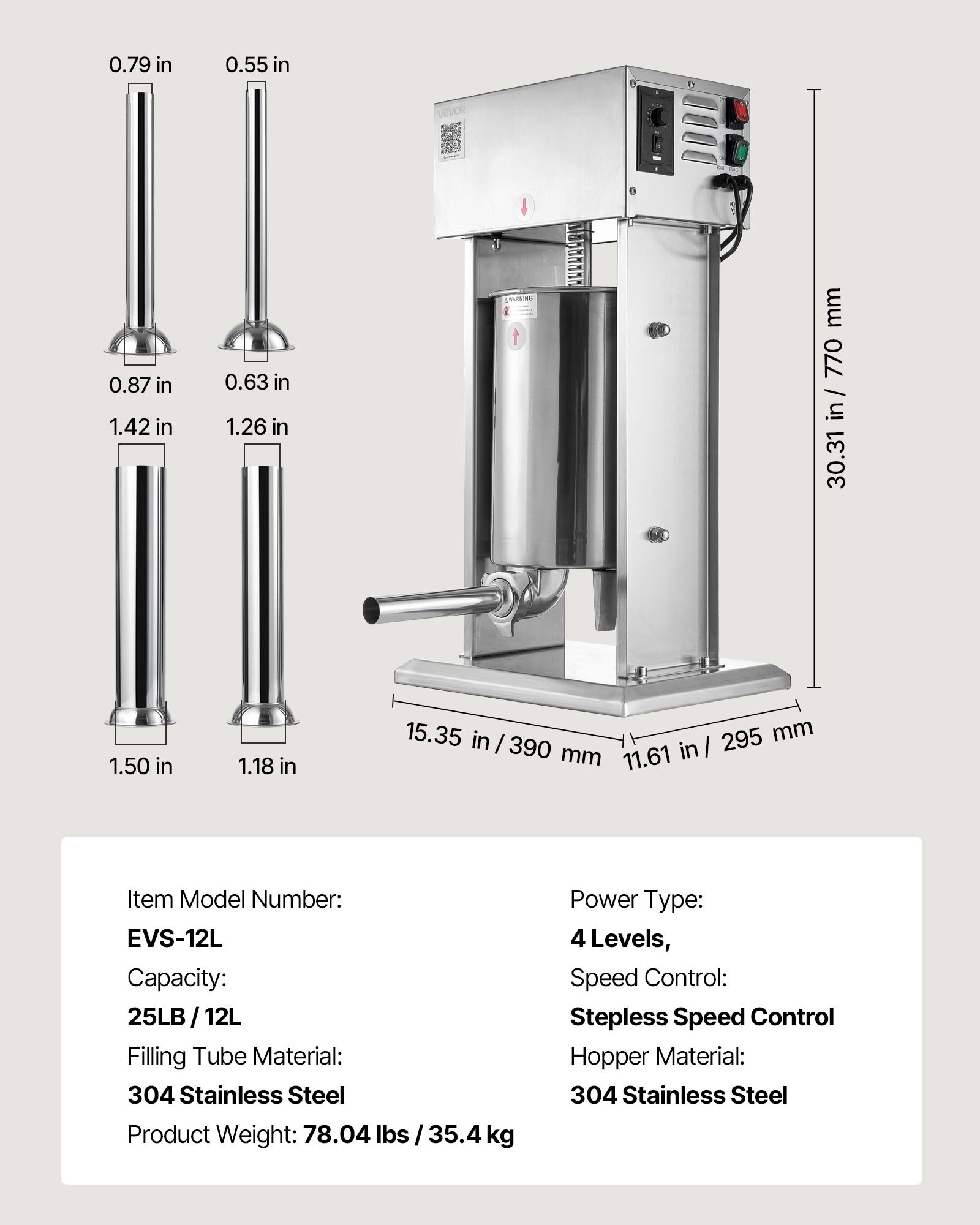 MGL9IJWYsausagestufferf6  VEVOR Instrumenti un Citi Darbarīki | Pieejami Uzticami Mājas uzlabošanai