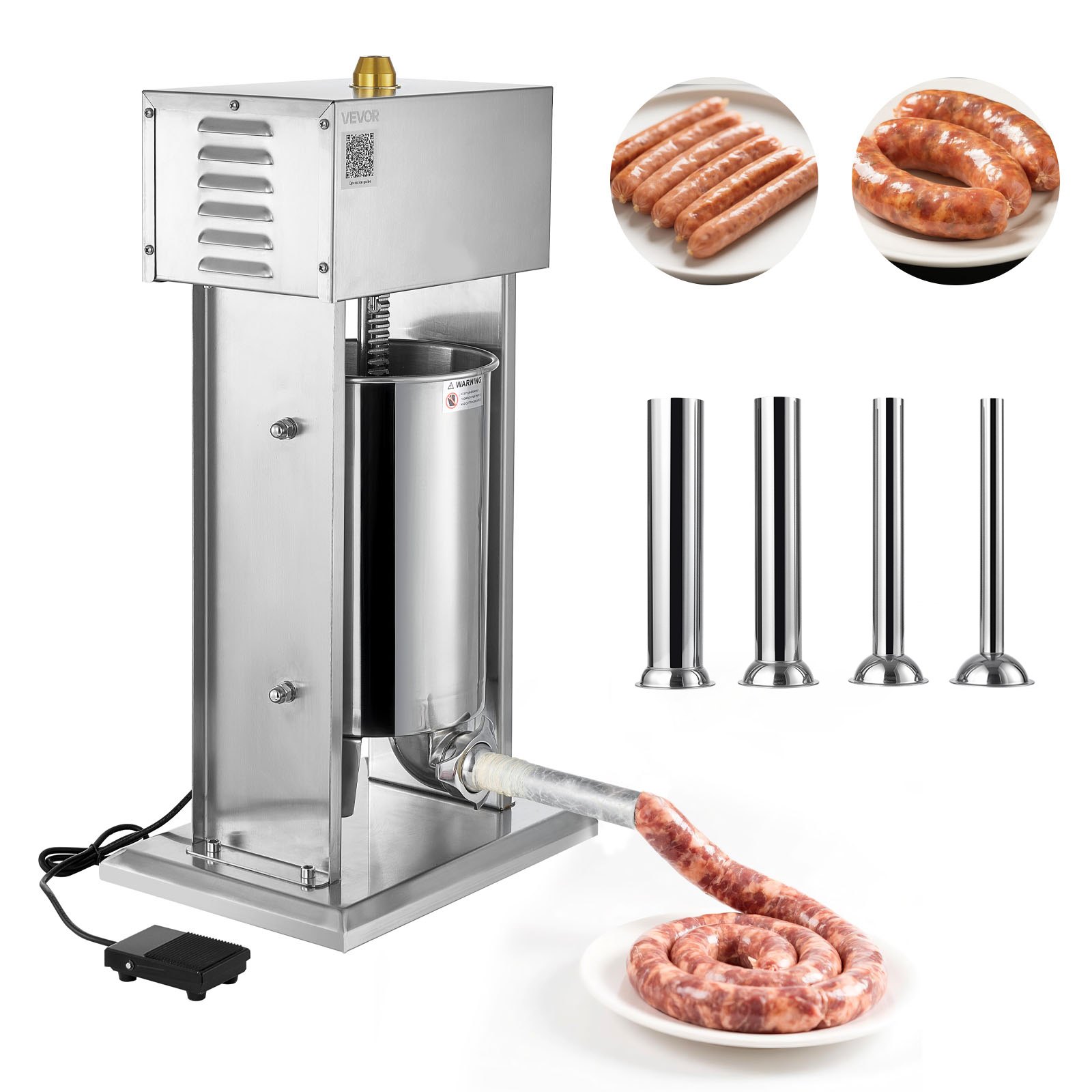 MGL9IJWYsausagestufferm10012  VEVOR Instrumenti un Citi Darbarīki | Pieejami Uzticami Mājas uzlabošanai VEVOR Electric Sausage Stuffer 12L Vertical Meat Filler