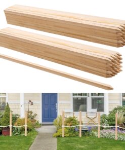 VEVOR Wooden Garden Stakes 50 pcs