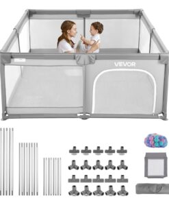 VEVOR Extra Large Baby Playpen 200x178.5cm with 50 Balls