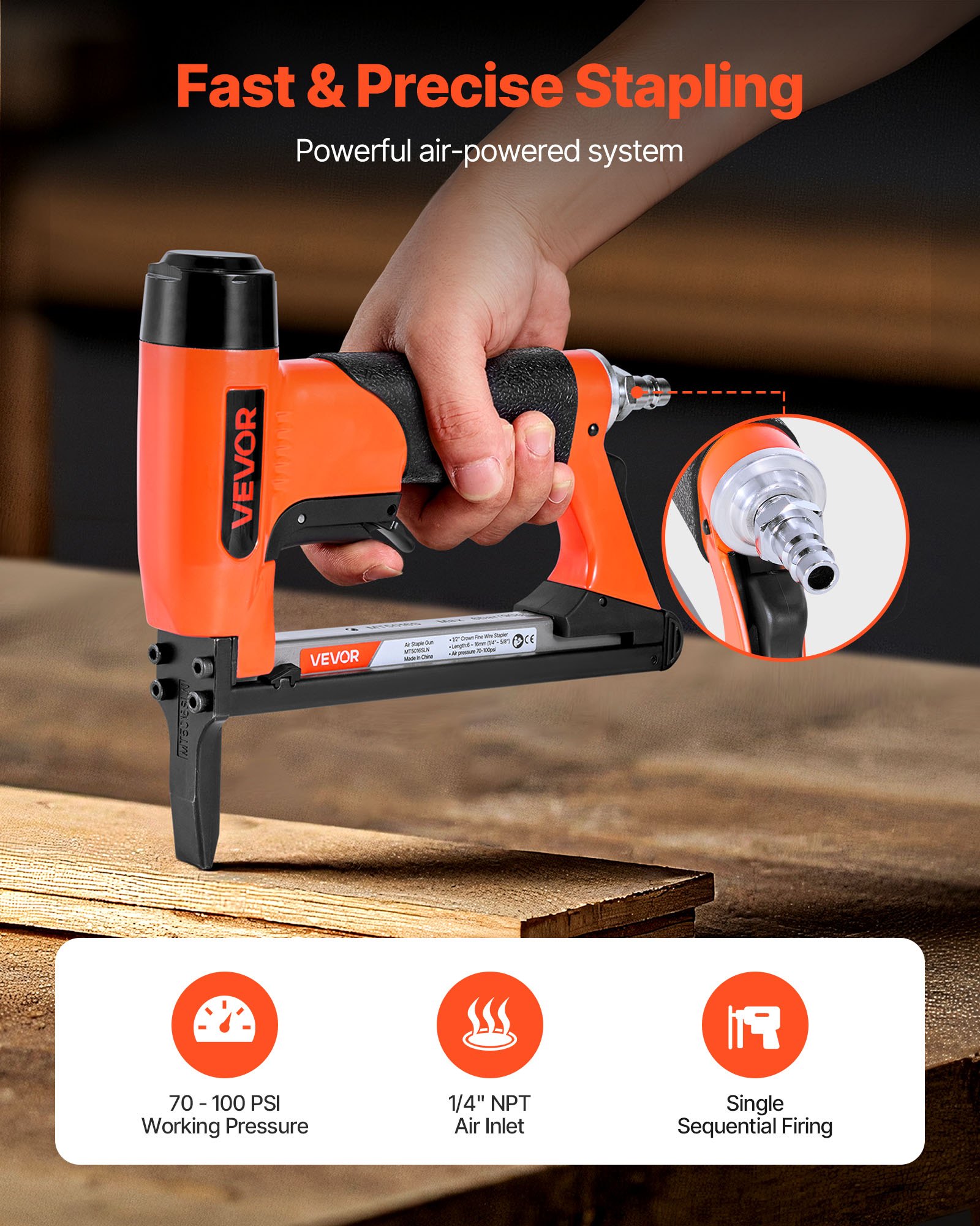 MGLRPOXHpneumaticstaplegunf1  VEVOR Instrumenti un Citi Darbarīki | Pieejami Uzticami Mājas uzlabošanai Long Nose