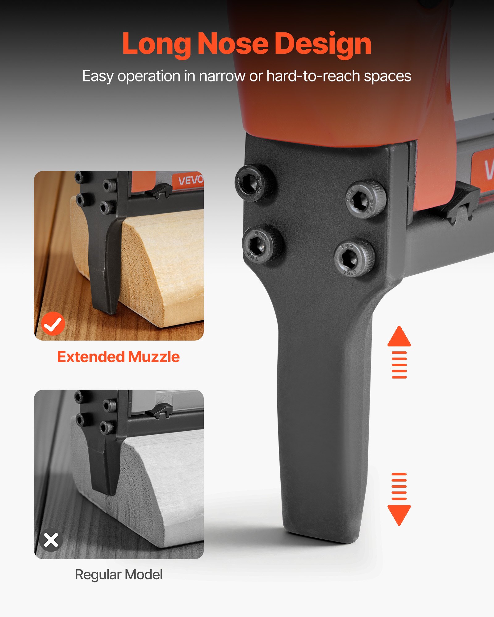 MGLRQFB0pneumaticstaplegunf2  VEVOR Instrumenti un Citi Darbarīki | Pieejami Uzticami Mājas uzlabošanai 616mm Staples