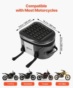 Universal Fit Rear Seat Luggage for Touring & Sports Bikes