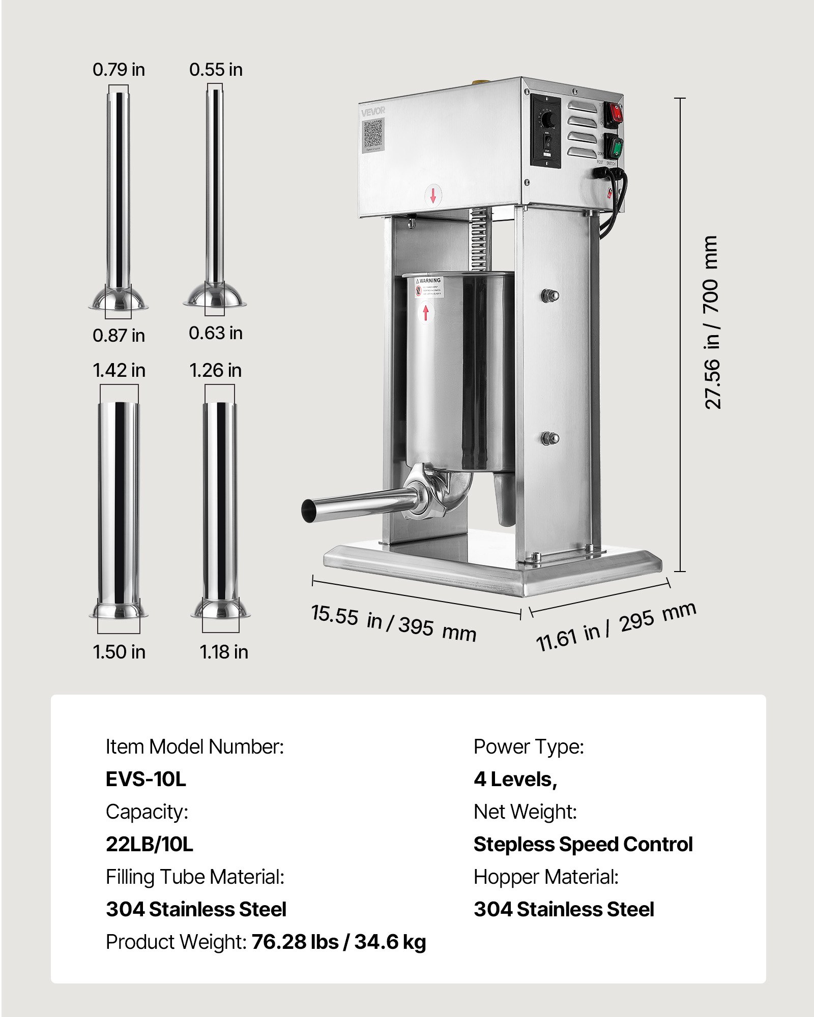 MGO4EMMKsausagestufferf6  VEVOR Instrumenti un Citi Darbarīki | Pieejami Uzticami Mājas uzlabošanai